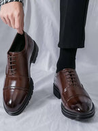 Men's Cap Toe Derby Shoes