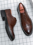 Men's Cap Toe Derby Shoes