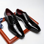 Men's Cap Toe Oxford Dress Shoes