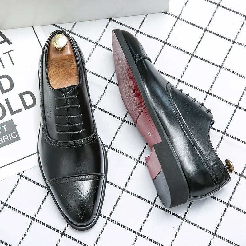 Men's Cap Toe Oxford Shoes