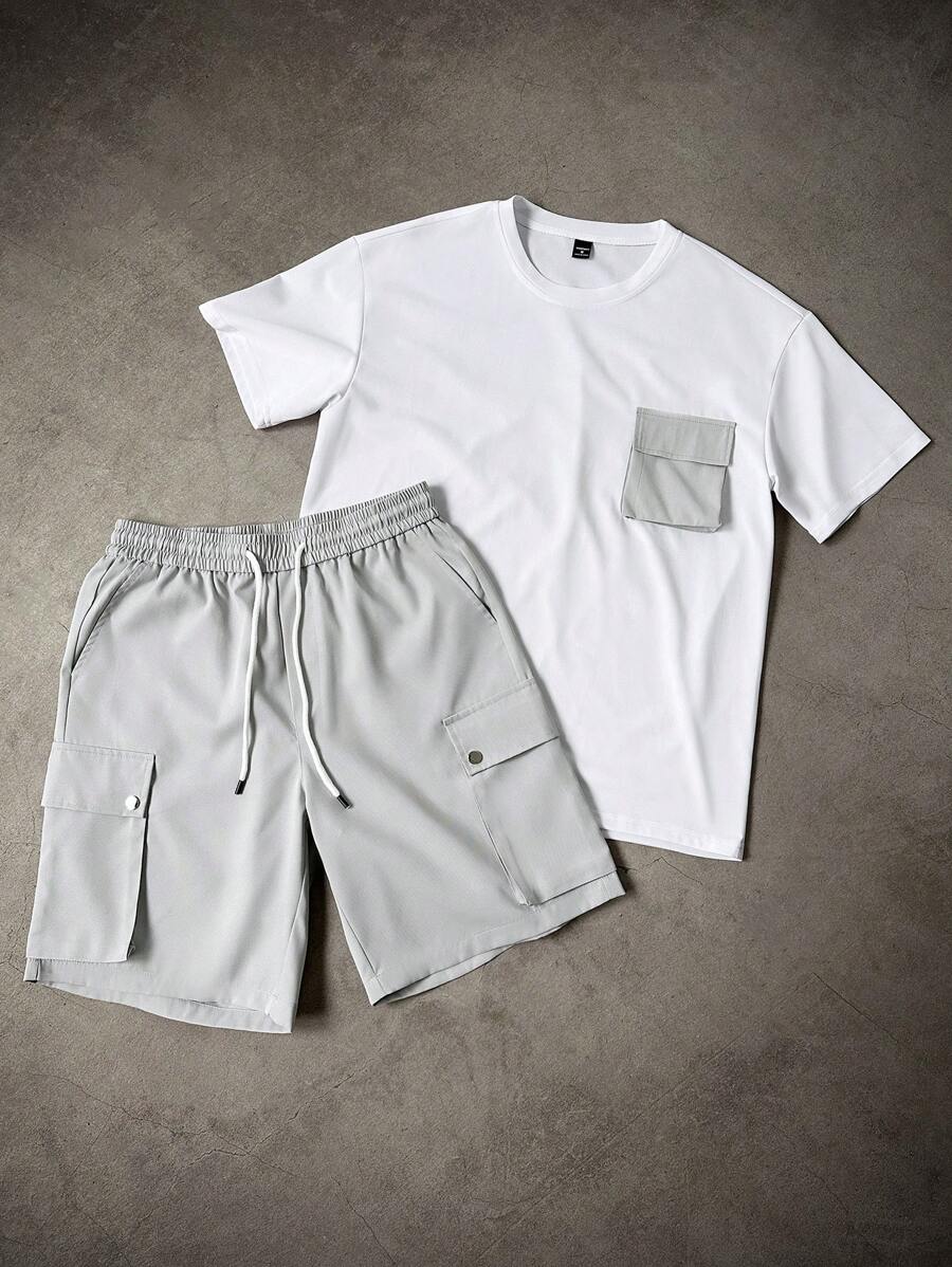 Men's Cargo Shorts Set
