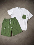 Men's Cargo Shorts Set