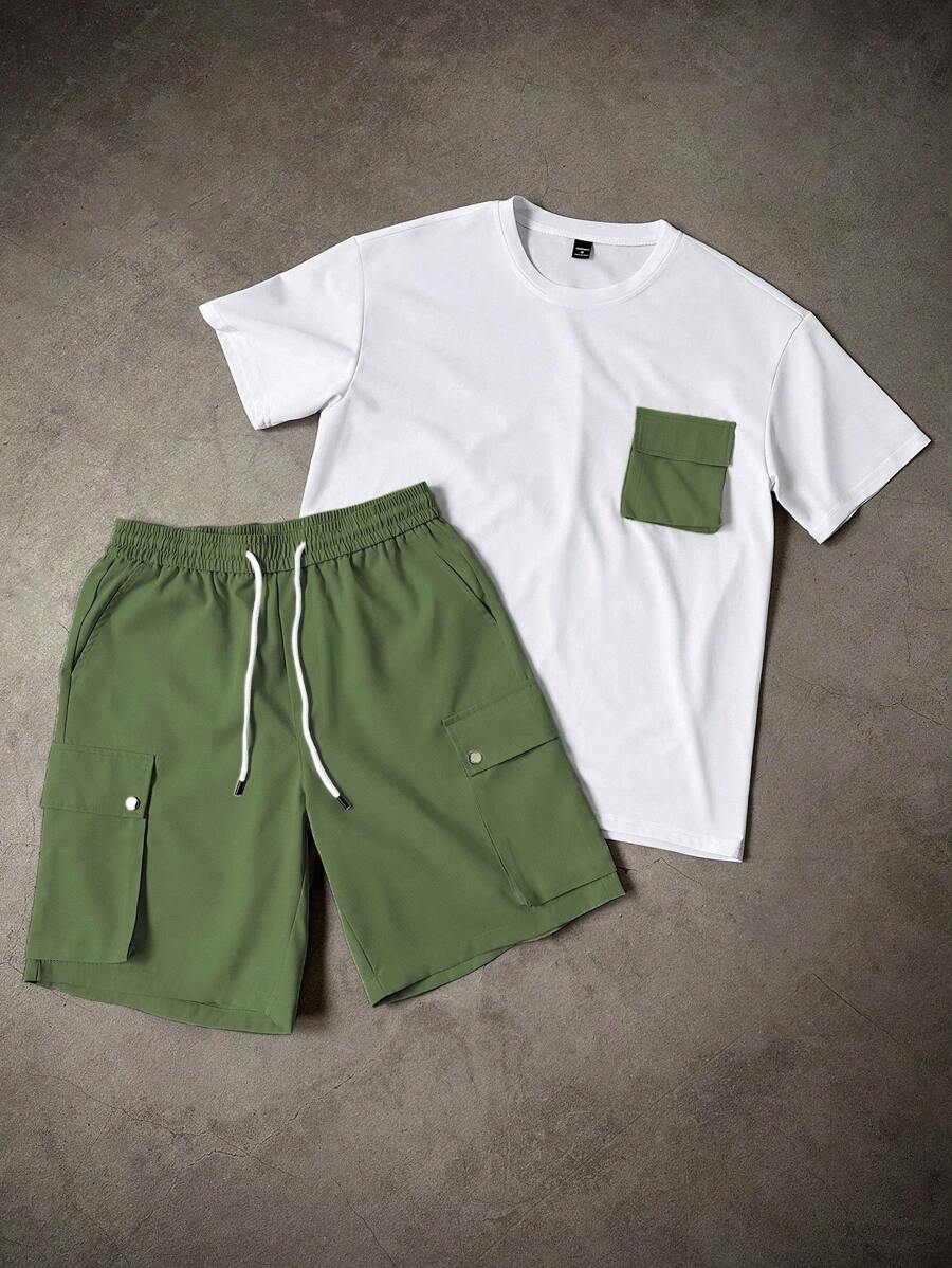 Men's Cargo Shorts Set
