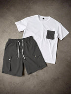 Men's Cargo Shorts Set