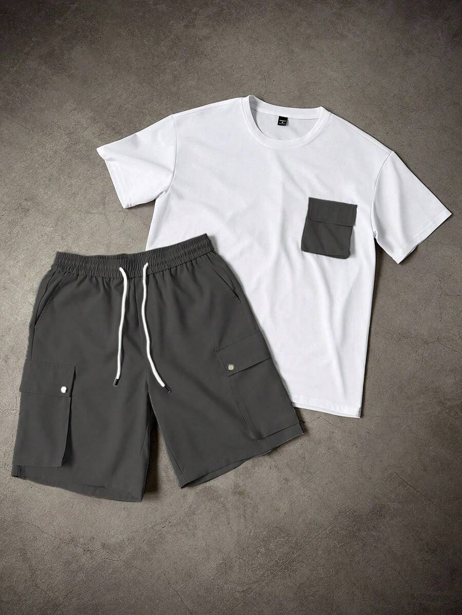 Men's Cargo Shorts Set