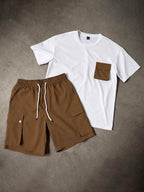 Men's Cargo Shorts Set