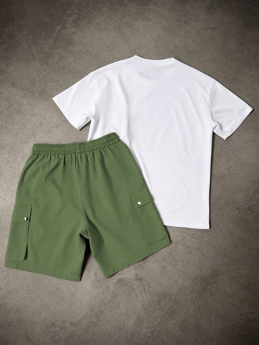 Men's Cargo Shorts Set