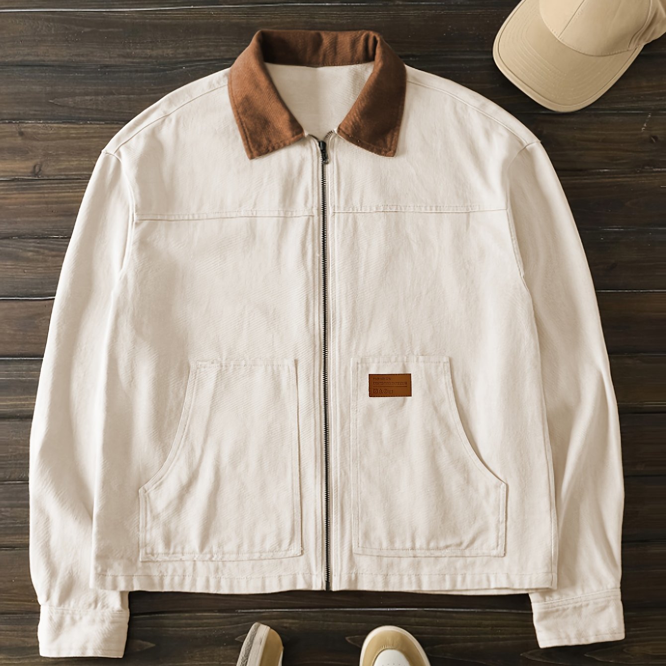 Men's Casual Zip-Up Jacket