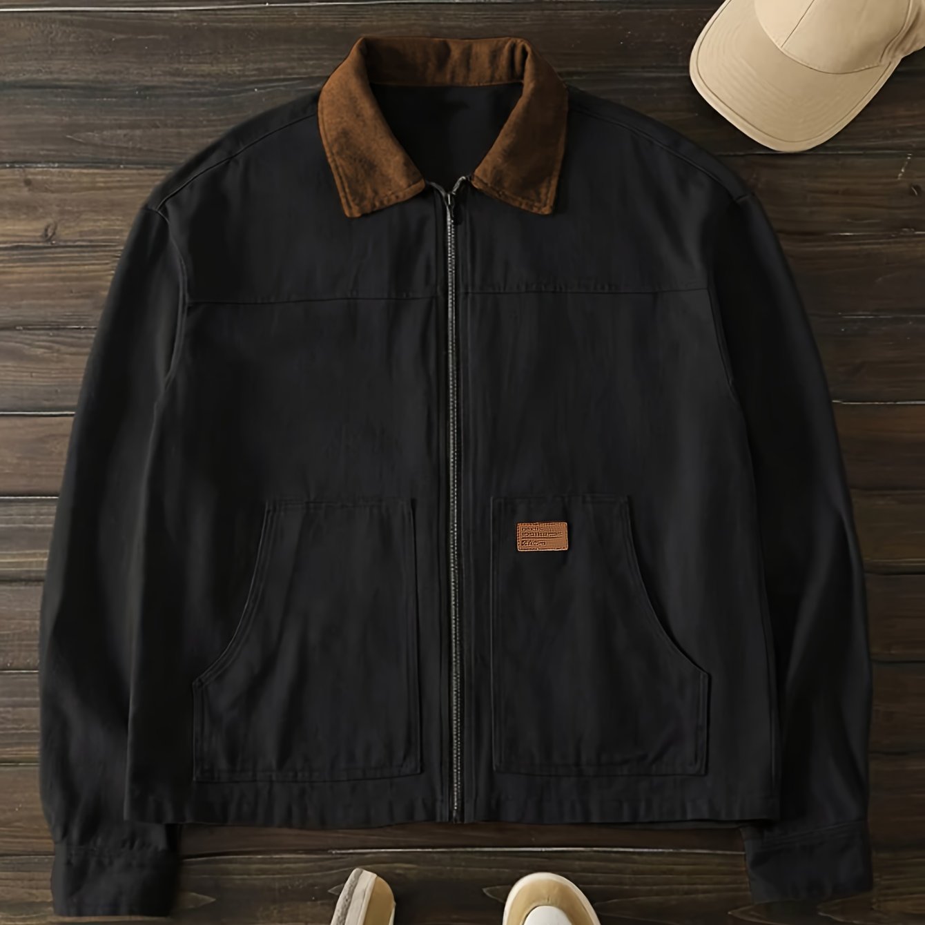 Men's Casual Zip-Up Jacket