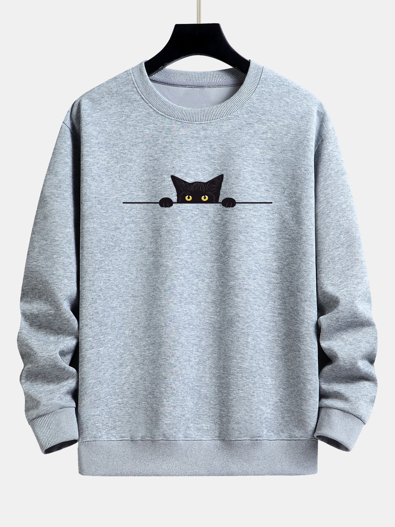 Men's Cat Graphic Sweatshirt