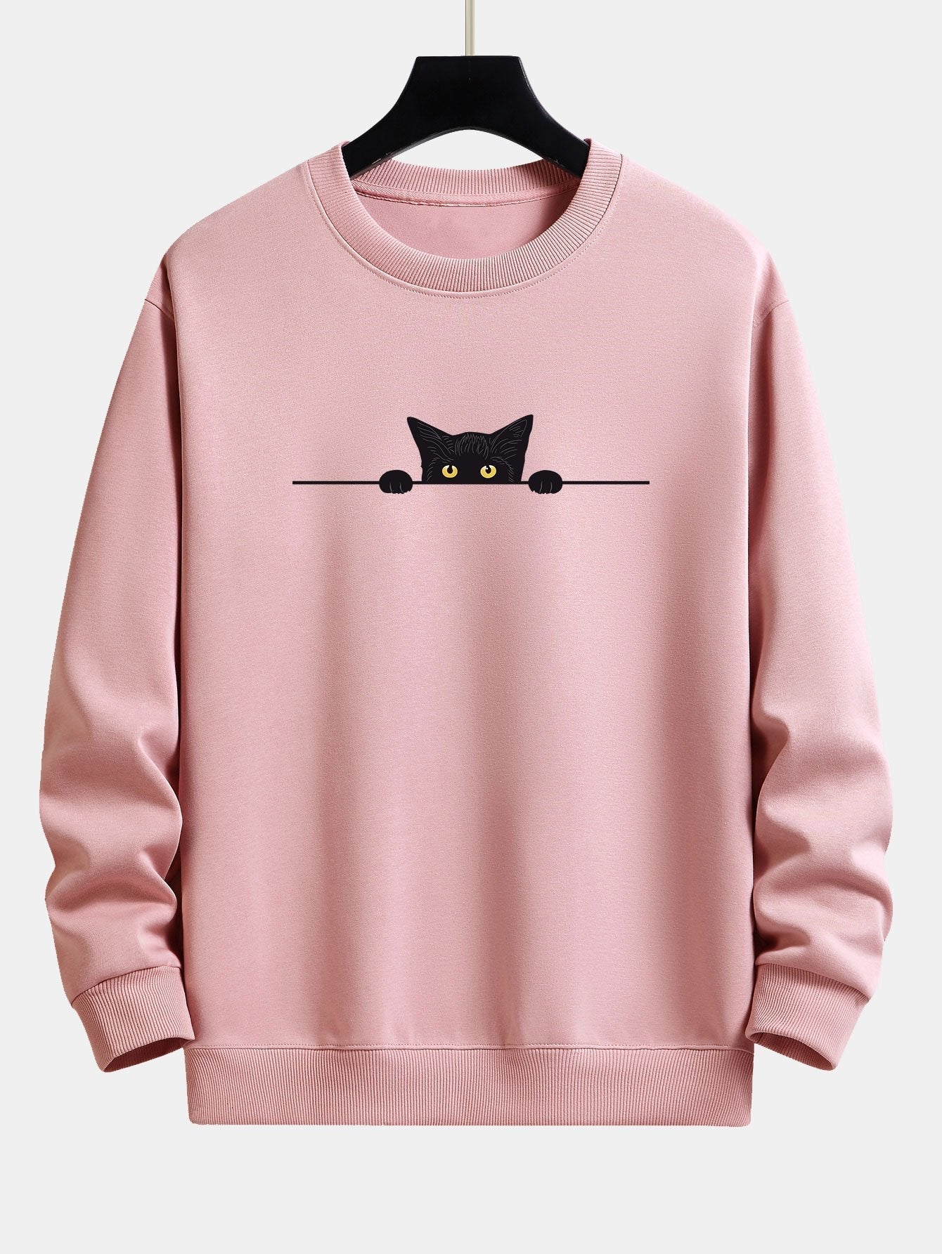 Men's Cat Graphic Sweatshirt