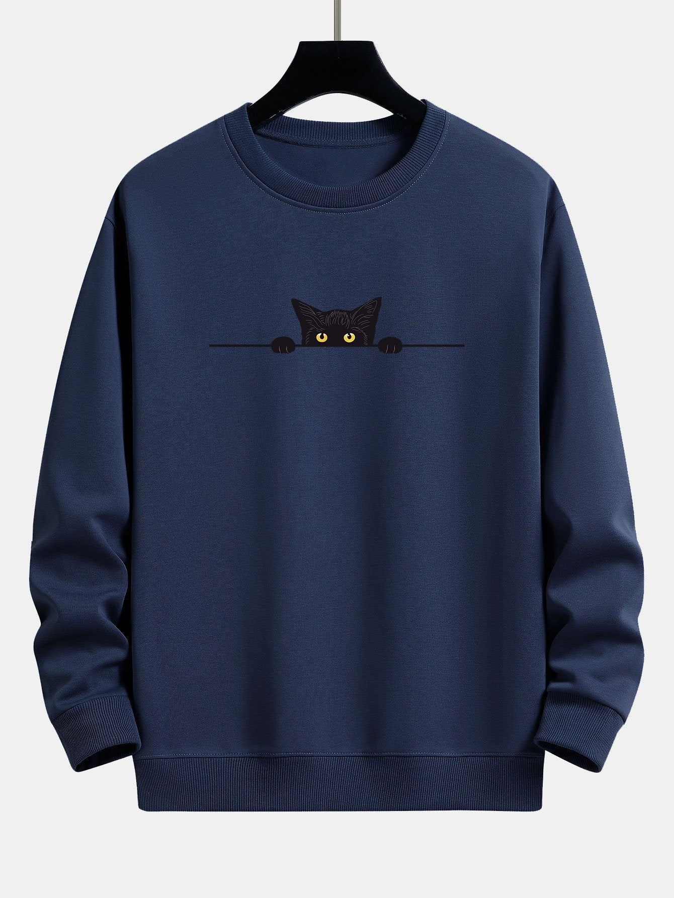 Men's Cat Graphic Sweatshirt