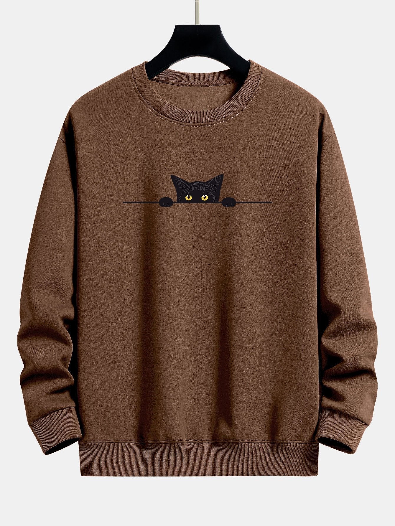 Men's Cat Graphic Sweatshirt