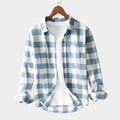 Men's Checked Button-Up Shirt