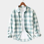 Men's Checked Button-Up Shirt