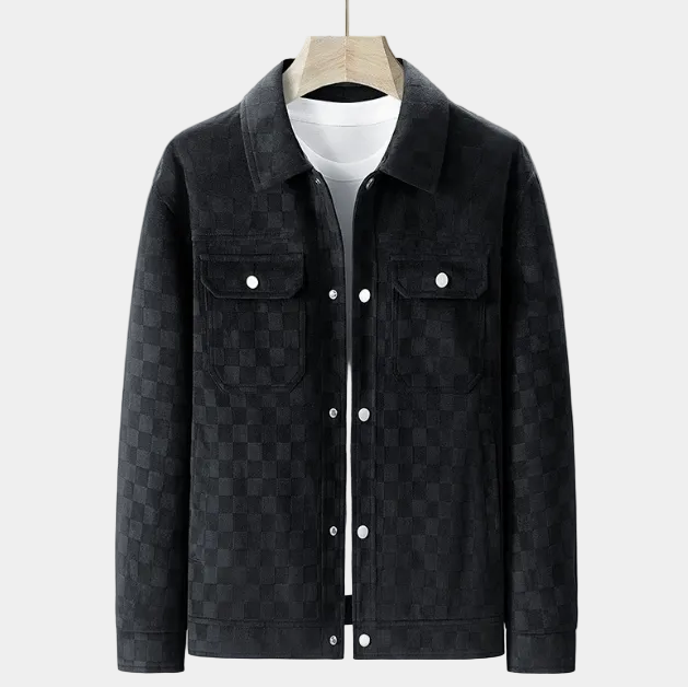Men's Checkered Shirt Jacket