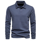 Men's Classic Collar Long Sleeve Polo