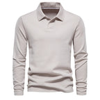 Men's Classic Collar Long Sleeve Polo