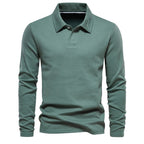 Men's Classic Collar Long Sleeve Polo