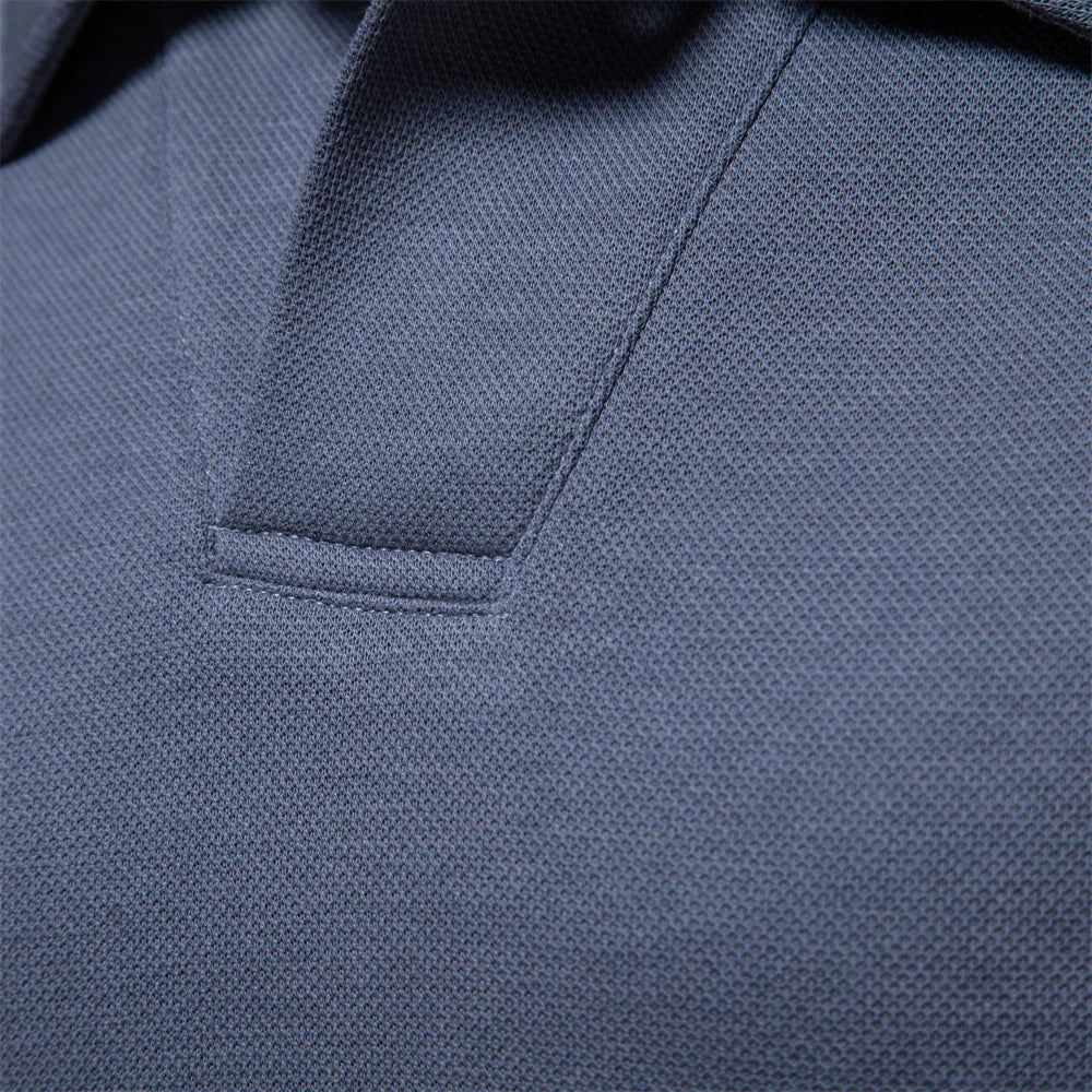 Men's Classic Collar Long Sleeve Polo
