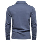 Men's Classic Collar Long Sleeve Polo