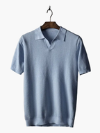 Men's Classic Collar Polo and Drawstring Pants Set