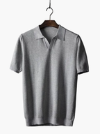 Men's Classic Collar Polo and Drawstring Pants Set