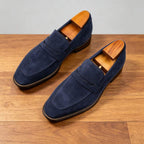 Men's Classic Suede Penny Loafers