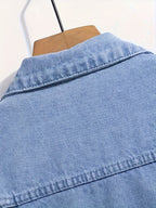Men's Collared Button-Up Jacket