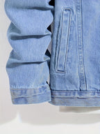 Men's Collared Button-Up Jacket
