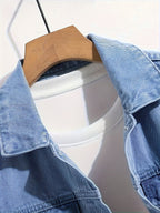 Men's Collared Button-Up Jacket