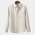 Men's Collared Button-Up Shirt