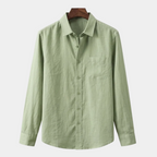 Men's Collared Button-Up Shirt