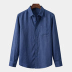 Men's Collared Button-Up Shirt