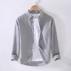 Men's Collared Long Sleeve Shirt