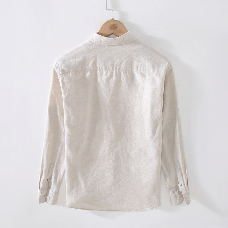 Men's Collared Long Sleeve Shirt