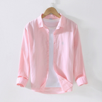 Men's Collared Long Sleeve Shirt