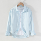 Men's Collared Long Sleeve Shirt