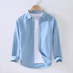 Men's Collared Long Sleeve Shirt