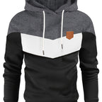 Men's Color Block Hooded Sweatshirt
