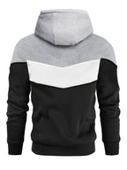 Men's Color Block Hooded Sweatshirt