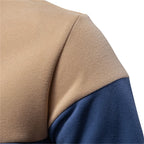 Men's Color Block Polo Sweater