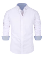Men’s Contrast Collar Button-Down Shirt