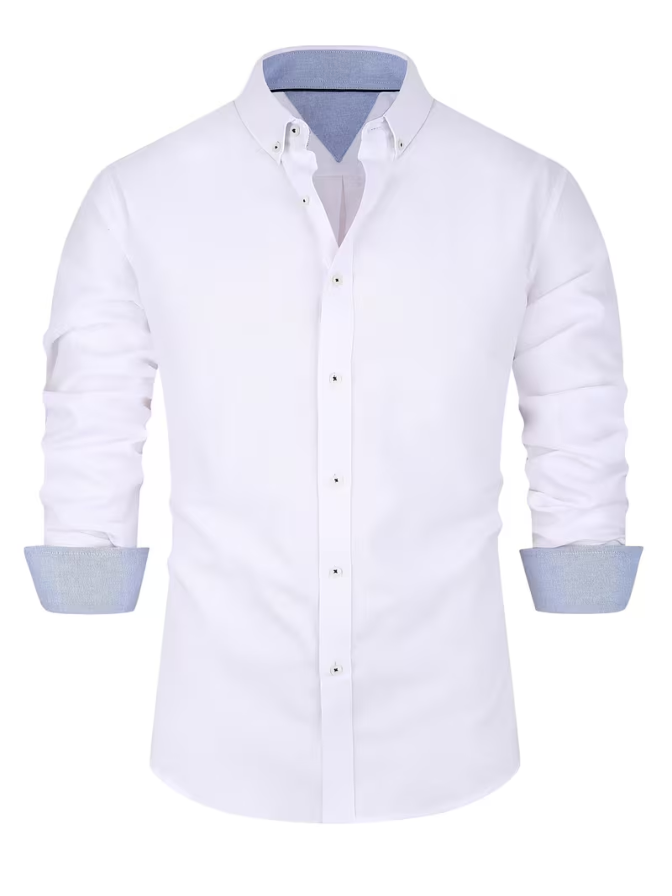 Men’s Contrast Collar Button-Down Shirt