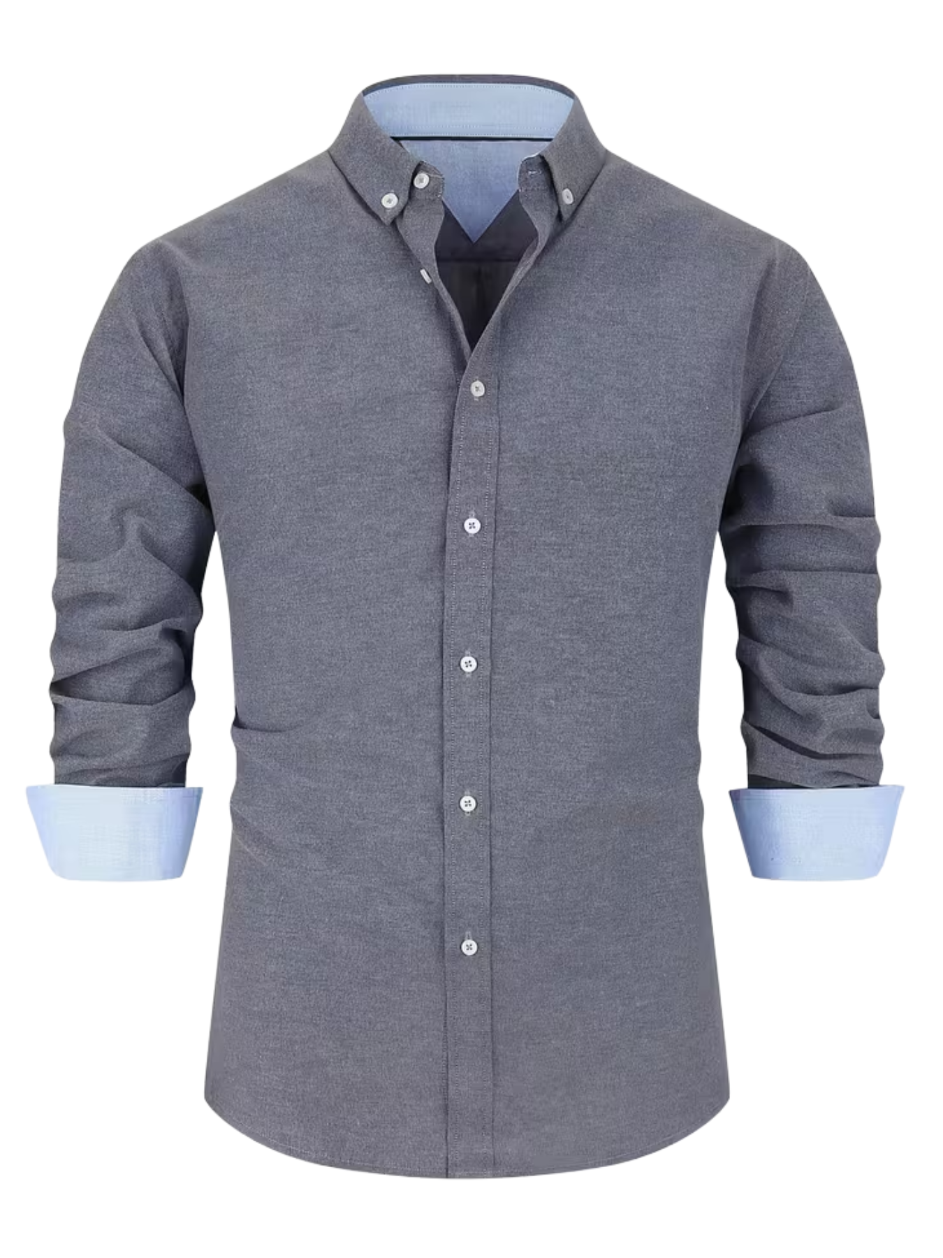 Men’s Contrast Collar Button-Down Shirt