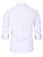 Men’s Contrast Collar Button-Down Shirt