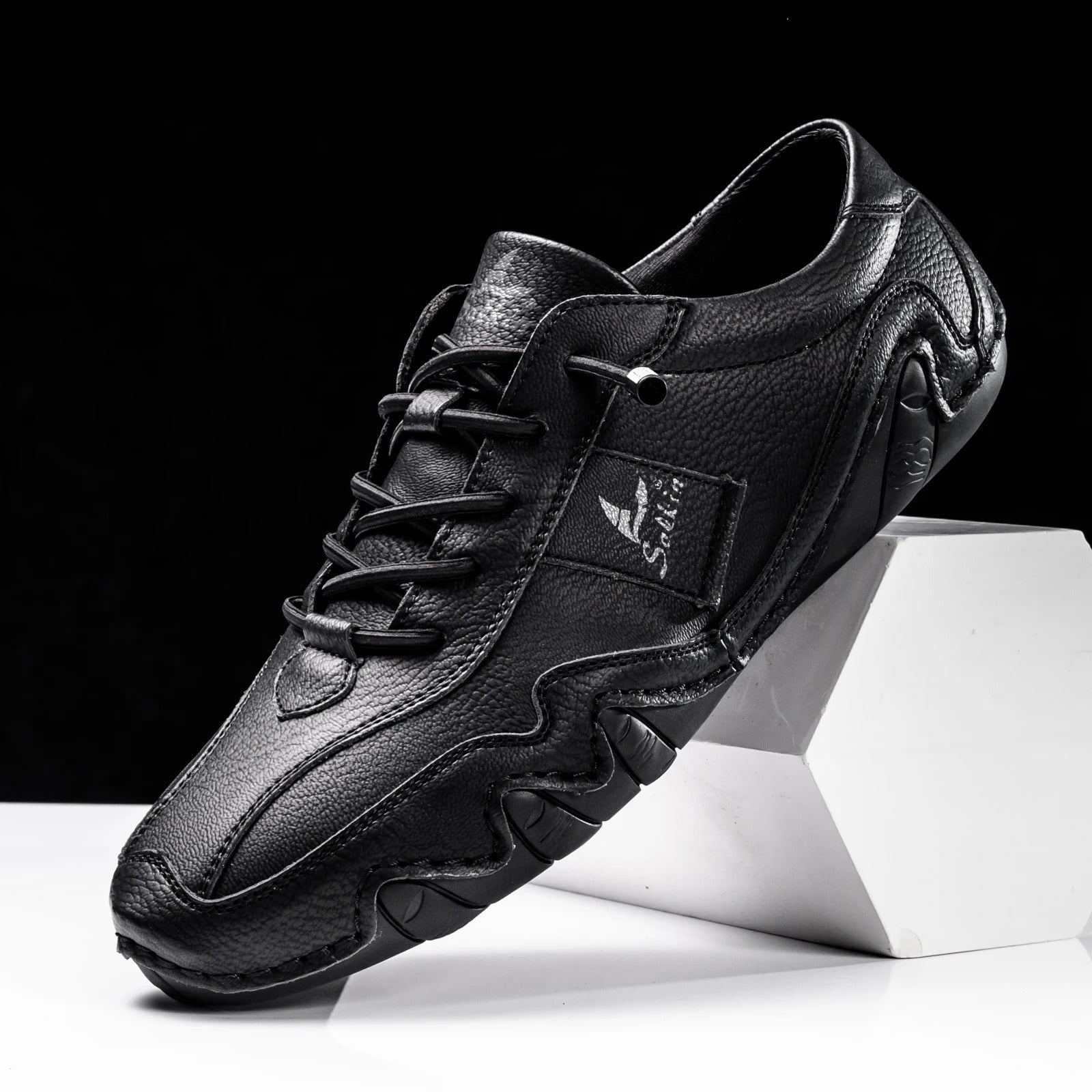 Men's Contrast Lace-Up Casual Shoes