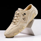 Men's Contrast Lace-Up Casual Shoes