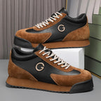 Men's Contrast Lace-Up Sneakers