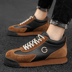 Men's Contrast Lace-Up Sneakers